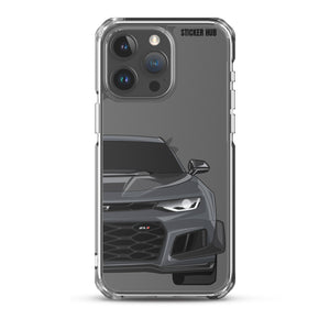 Gray 6th Gen Camaro ZL1 1LE - iPhone Case