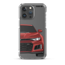 Load image into Gallery viewer, Garnet Red 6th Gen Camaro ZL1 - iPhone Case