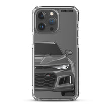 Load image into Gallery viewer, Gray 6th Gen Camaro ZL1 - iPhone Case