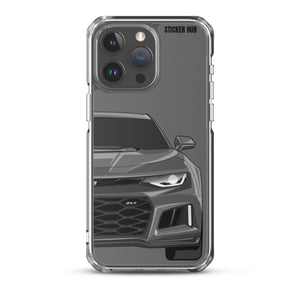 Gray 6th Gen Camaro ZL1 - iPhone Case