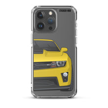 Load image into Gallery viewer, Rally Yellow 5th Gen Camaro ZL1 - iPhone Case