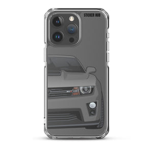 Ashen Grey 5th Gen Camaro ZL1 - iPhone Case