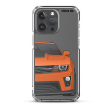 Load image into Gallery viewer, Inferno Orange 5th Gen Camaro ZL1 - iPhone Case