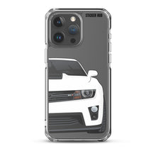 Load image into Gallery viewer, White 5th Gen Camaro ZL1 - iPhone Case