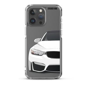 White BMW F80 - iPhone Case