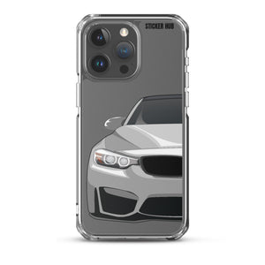 Silver BMW F80 - iPhone Case