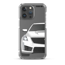 Load image into Gallery viewer, White Cadillac CTS-V - iPhone Case