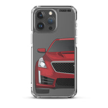 Load image into Gallery viewer, Red Cadillac CTS-V - iPhone Case