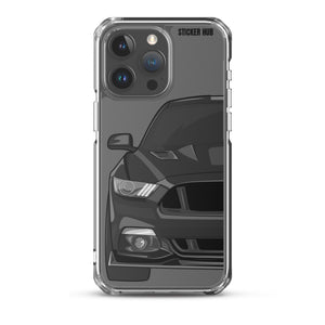 Black 15-17 Mustang 5.0 - iPhone Case