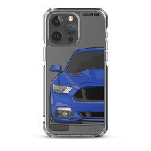 Load image into Gallery viewer, Deep Impact Blue 15-17 Mustang 5.0 - iPhone Case