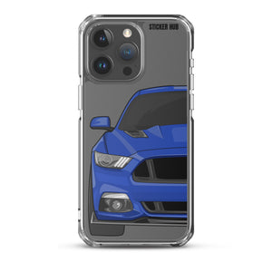 Deep Impact Blue 15-17 Mustang 5.0 - iPhone Case