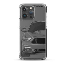 Load image into Gallery viewer, Gray 15-17 Mustang 5.0 - iPhone Case