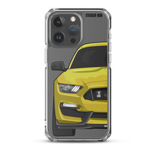 Load image into Gallery viewer, Yellow Mustang GT350 - iPhone Case