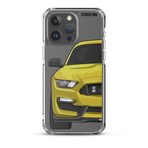 Yellow Mustang GT350 - iPhone Case