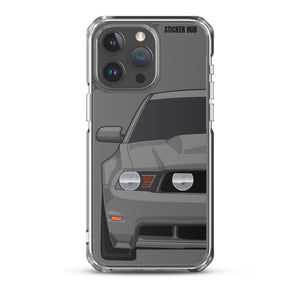 Gray 11-12 Mustang 5.0 - iPhone Case