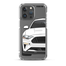 Load image into Gallery viewer, White 18-21 Mustang 5.0 - iPhone Case