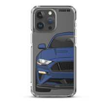 Load image into Gallery viewer, Kona Blue 18-21 Mustang 5.0 - iPhone Case