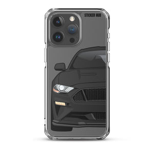 Black 18-21 Mustang 5.0 - iPhone Case