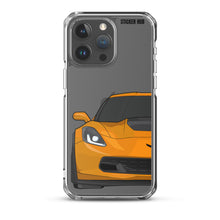 Load image into Gallery viewer, Sebring Orange C7 Corvette Z06 - iPhone Case