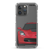 Load image into Gallery viewer, Torch Red C7 Corvette Z06 - iPhone Case