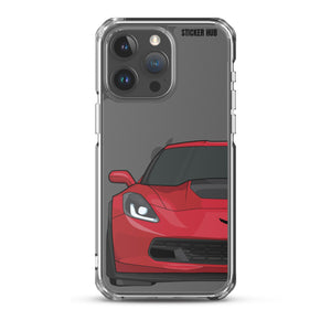 Torch Red C7 Corvette Z06 - iPhone Case