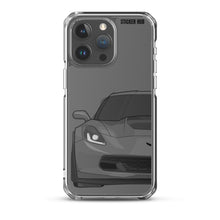 Load image into Gallery viewer, Gray C7 Corvette Z06 - iPhone Case