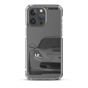 Gray C7 Corvette Z06 - iPhone Case