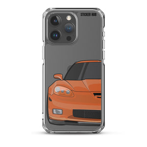 Atomic Orange C6 Corvette Z06 - iPhone Case