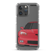 Load image into Gallery viewer, Victory Red C6 Corvette Z06 - iPhone Case