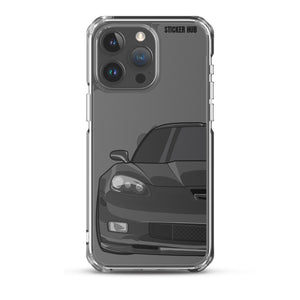 Black C6 Corvette Z06 - iPhone Case