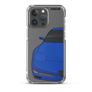 Electron Blue C5 Corvette Z06iPhone Case