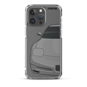 Pewter Gray C5 Corvette Z06 - iPhone Case