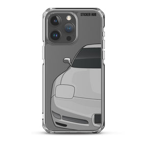 Silver C5 Corvette Z06 - iPhone Case