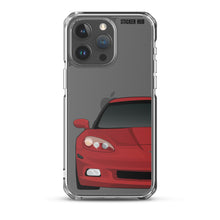 Load image into Gallery viewer, Monterey Red C6 Corvette - iPhone Case