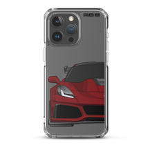 Load image into Gallery viewer, Long Beach Red C7 Corvette Zr1 - iPhone Case