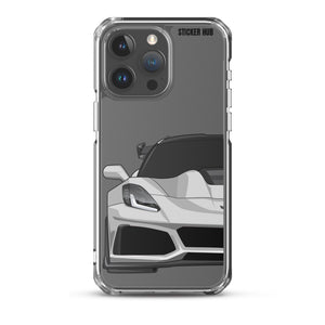 Silver C7 Corvette Zr1 - iPhone Case