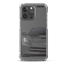 Load image into Gallery viewer, Gray C7 Corvette Stingray - iPhone Case