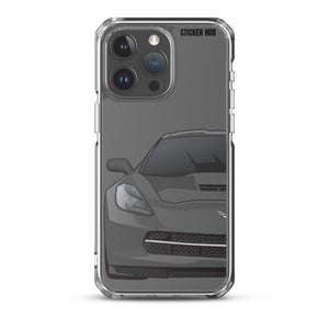 Gray C7 Corvette Stingray - iPhone Case