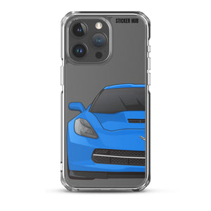 Laguna Blue C7 Corvette Stingray - iPhone Case