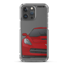 Load image into Gallery viewer, Crystal Red C7 Corvette Stingray - iPhone Case