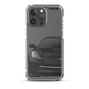 Black C7 Corvette Stingray - iPhone Case