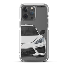 Load image into Gallery viewer, Ceramic Matrix Gray C8 Corvette - iPhone Case