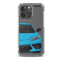 Load image into Gallery viewer, Rapid Blue C8 Corvette - iPhone Case