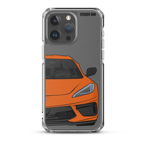 Sebring Orange C8 Corvette - iPhone Case