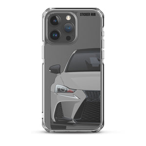 Silver Lexus IS300 - iPhone Case