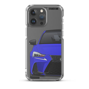 Ultrasonic Blue Lexus IS300 - iPhone Case