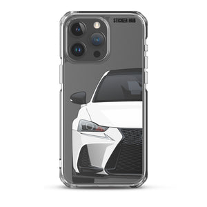 White Lexus IS300 - iPhone Case