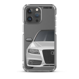 Silver B8 Audi S4 - iPhone Case