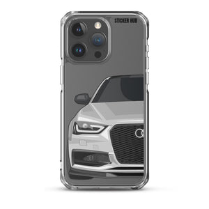 Silver B8.5 Audi S4 - iPhone Case