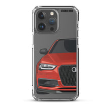 Load image into Gallery viewer, Volcano Red B8.5 Audi S4 - iPhone Case